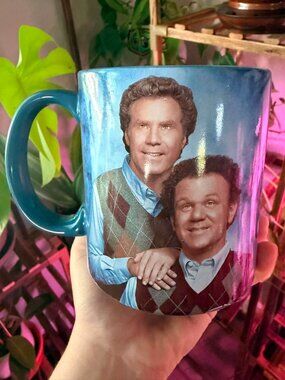 Step Brothers Will Ferrell John C. Reilly 20 Oz Mug Silver Buffalo 2017